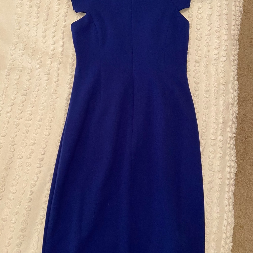 Eliza J blue fitted dress